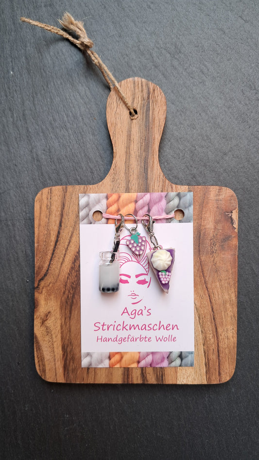 Maschenmarkierer Set "Weintraube"